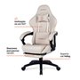 Cadeira Gamer Husky Tempest 700, Até 145kg, Almofadas, Reclinável 150º, PU, Descanso para Pés, Branca - HCG700BR