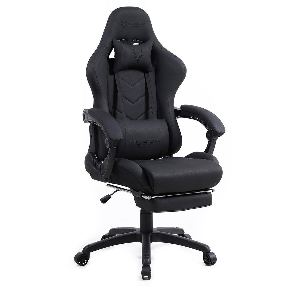 Cadeira Gamer Husky Gaming Tempest 500, Preto, Com Almofadas, Descanso Para Pernas Retrátil, Reclinável - HGMA078 Cadeira Gamer Husky Gaming Tempest 500, Preto, Com Almofadas, Descanso Para Pernas Retrátil, Reclinável - HGMA078