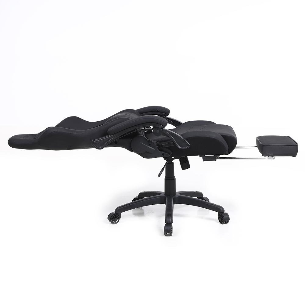 Imagem 8 de 11 do produto Cadeira Gamer Husky Gaming Tempest 500, Preto, Com Almofadas, Descanso Para Pernas Retrátil, Reclinável - HGMA078