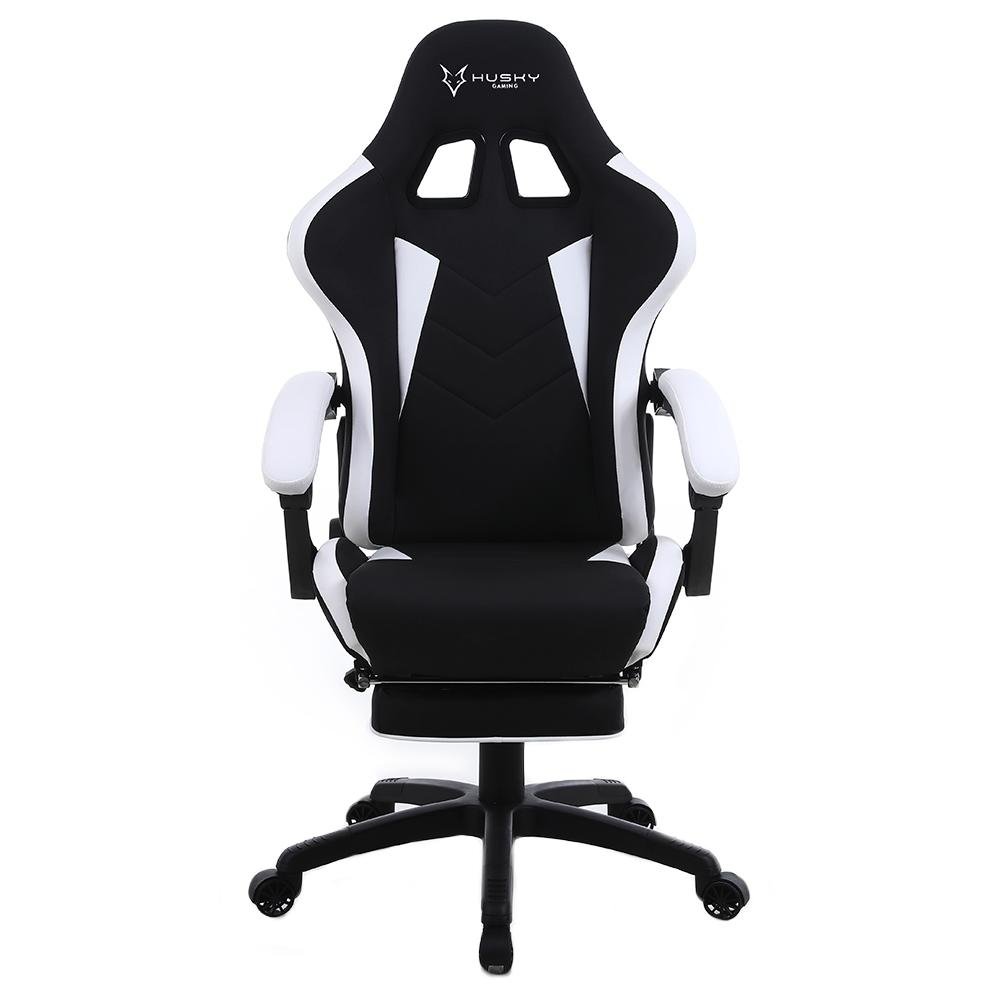 Cadeira Gamer Husky Gaming Tempest 500, Preto e Branco, Com Almofadas, Descanso Para Pernas Retrátil, Reclinável - HGMA082 Cadeira Gamer Husky Gaming Tempest 500, Preto e Branco, Com Almofadas, Descanso Para Pernas Retrátil, Reclinável - HGMA082