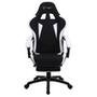 Cadeira Gamer Husky Gaming Tempest 500, Preto e Branco, Com Almofadas, Descanso Para Pernas Retrátil, Reclinável - HGMA082