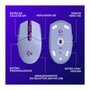 Mouse Gamer Sem Fio Logitech G305 Lightspeed, 6 Botões, 12.000 DPI, Lilás - 910-006021