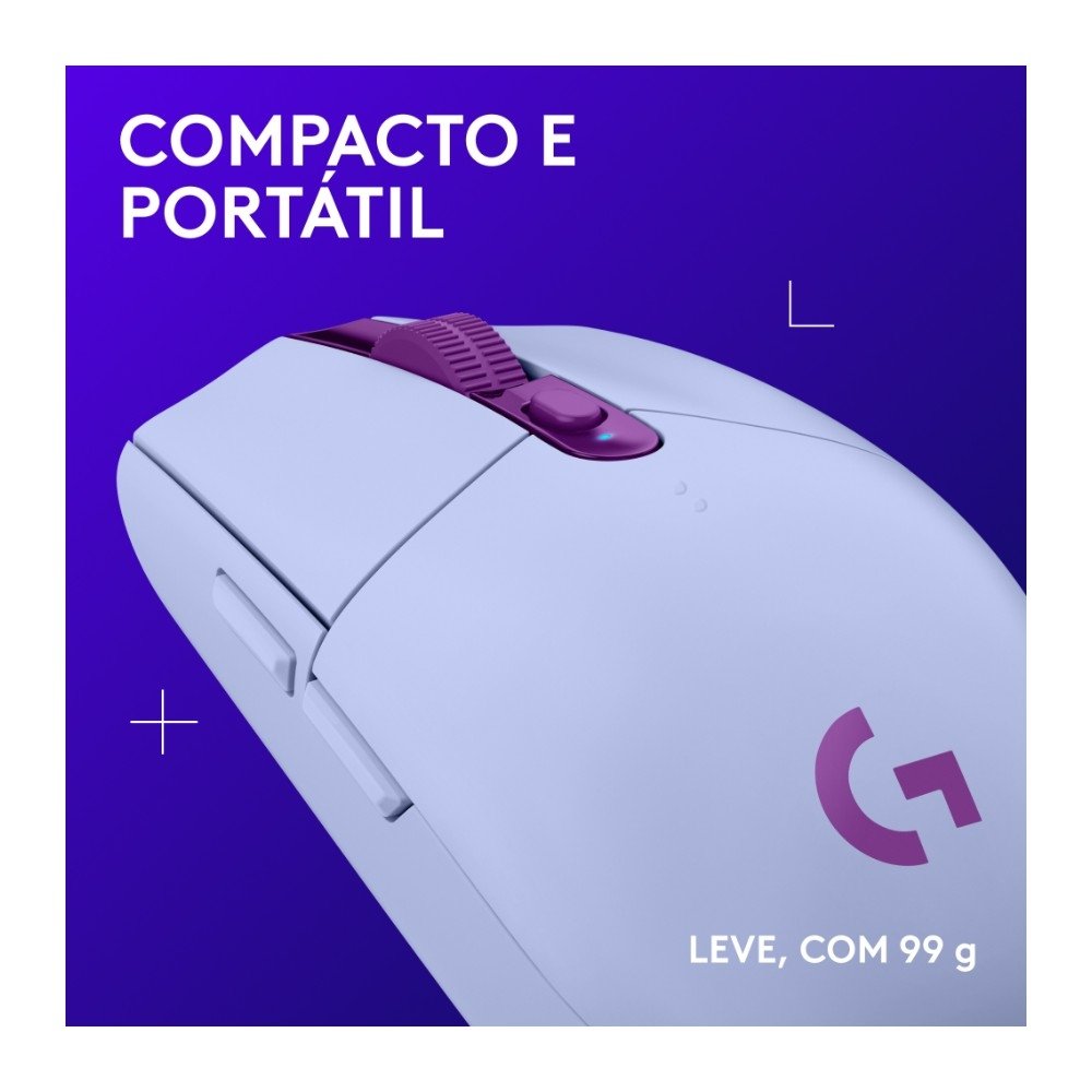 Mouse Gamer Sem Fio ( Balão.info), 6 Botões, 12.000 DPI, Lilás - 910-( Balão.info - view 7