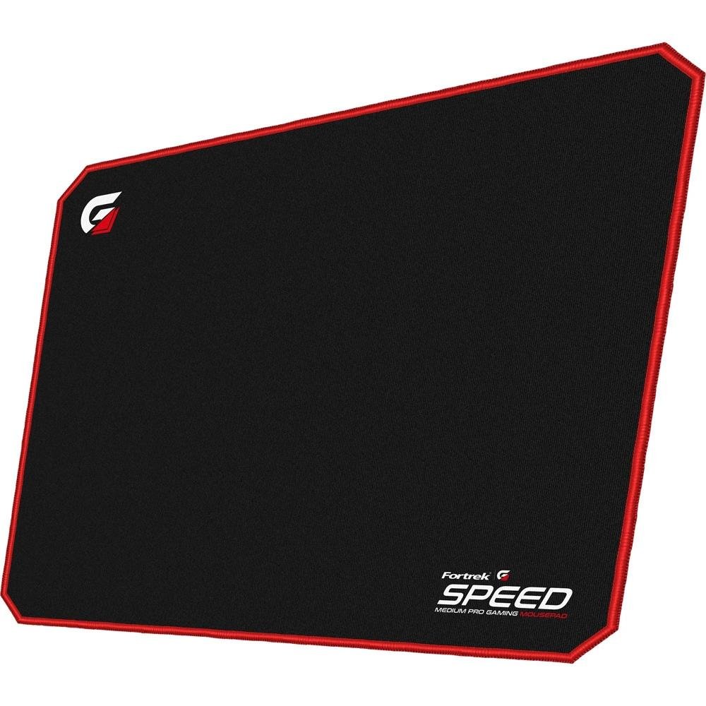 Mousepad Gamer Fortrek Speed MPG101, Médio (320X240mm), Preto/Vermelho - 72692 - view 2