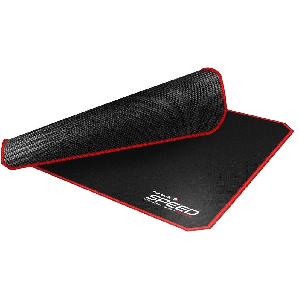 Mousepad Gamer Fortrek Speed MPG101, Médio (320X240mm), Preto/Vermelho - 72692 - view 3