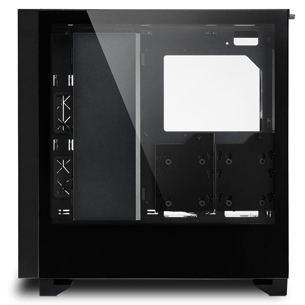 Imagem 5 de 6 do produto Gabinete Gamer Sharkoon Elite,  Full Tower, RGB, ATX, Lateral em Vidro Temperado, 4x Cooler Fan RGB, Preto -  CA300H