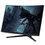 Monitor Gamer Curvo Husky Blizzard 27' LED Full HD, 240Hz, 1ms, HDMI e DisplayPort, 99% sRGB, Adaptive Sync, Ajuste de Altura - HGMT006