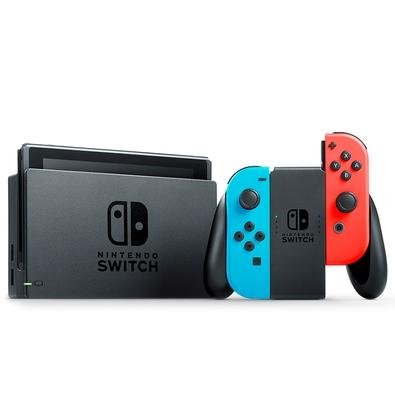 Nintendo Switch Super Smash Bundle: Super Smash Bros Ultimate and Nintendo  Switch 32GB Console with Neon Red and Blue Joy-Con 