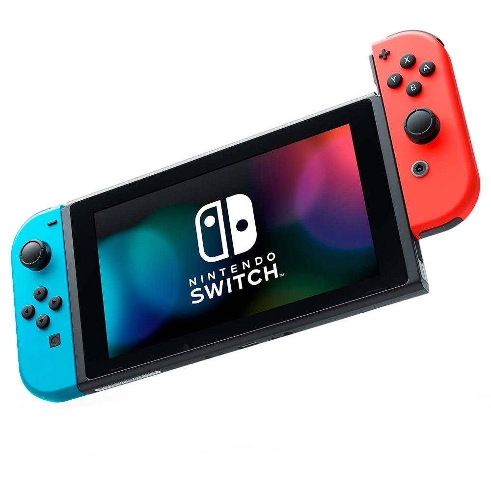 Nintendo Switch, 32GB, Neon com Joycon | KaBuM!