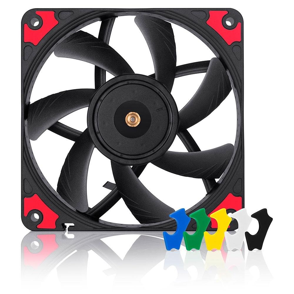 Imagem 2 de 3 do produto Ventoinha Noctua NF-A12x15 PWM, 120mm, Preto - CH.BK.S