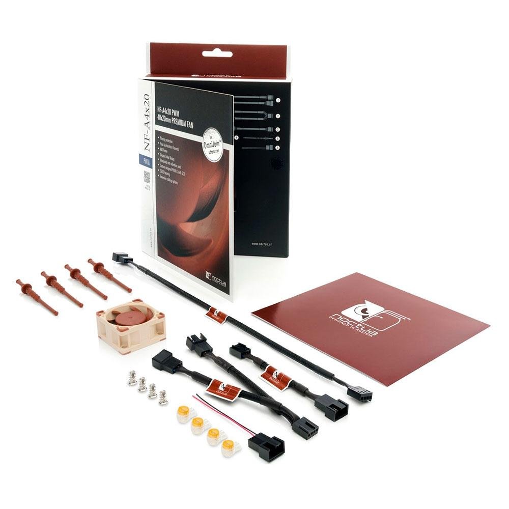 Ventoinha Noctua 40mm, Marrom - NF-A4x20 PWM
