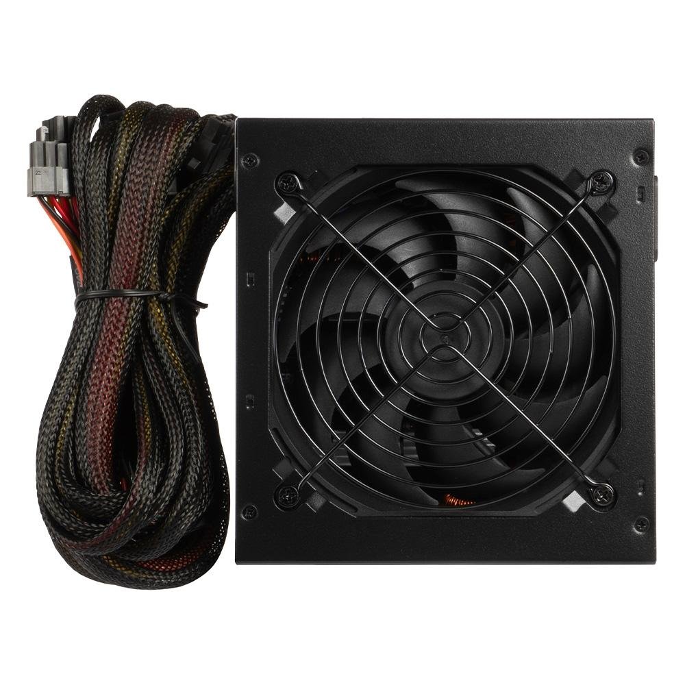 Imagem 6 de 15 do produto Fonte Fortrek Black Hawk, 500W, 80 Plus Bronze, PFC Ativo, Sem Cabo, Preto - 70459