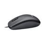 Mouse com fio USB Logitech M100 com Design Ambidestro e Facilidade Plug and Play, Cinza - 910-001601