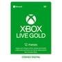 Gift Card Xbox Live Gold - 12 meses - Código Digital