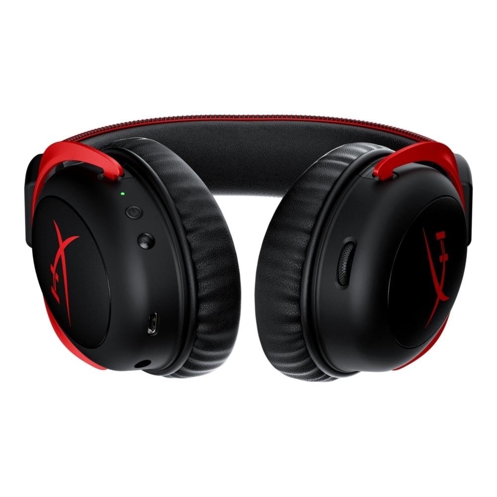 Headset Gamer HyperX Cloud II Sem Fio Som Surround 7.1, Drivers 53mm, Preto e Vermelho - 4P5K4AA Headset Gamer HyperX Cloud II Sem Fio Som Surround 7.1, Drivers 53mm, Preto e Vermelho - 4P5K4AA