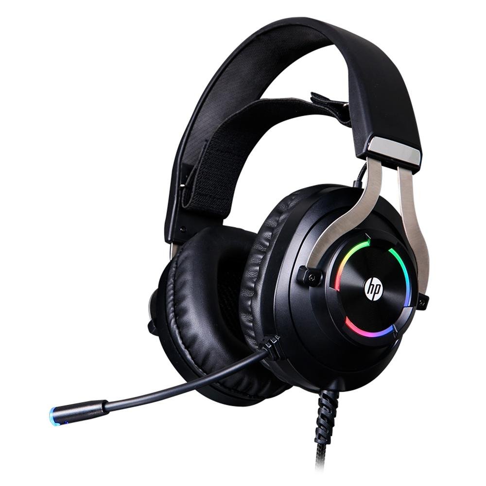 Headset Gamer HP RGB, Drivers 50mm, P2/USB, Preto 9AJ68AA KaBuM!