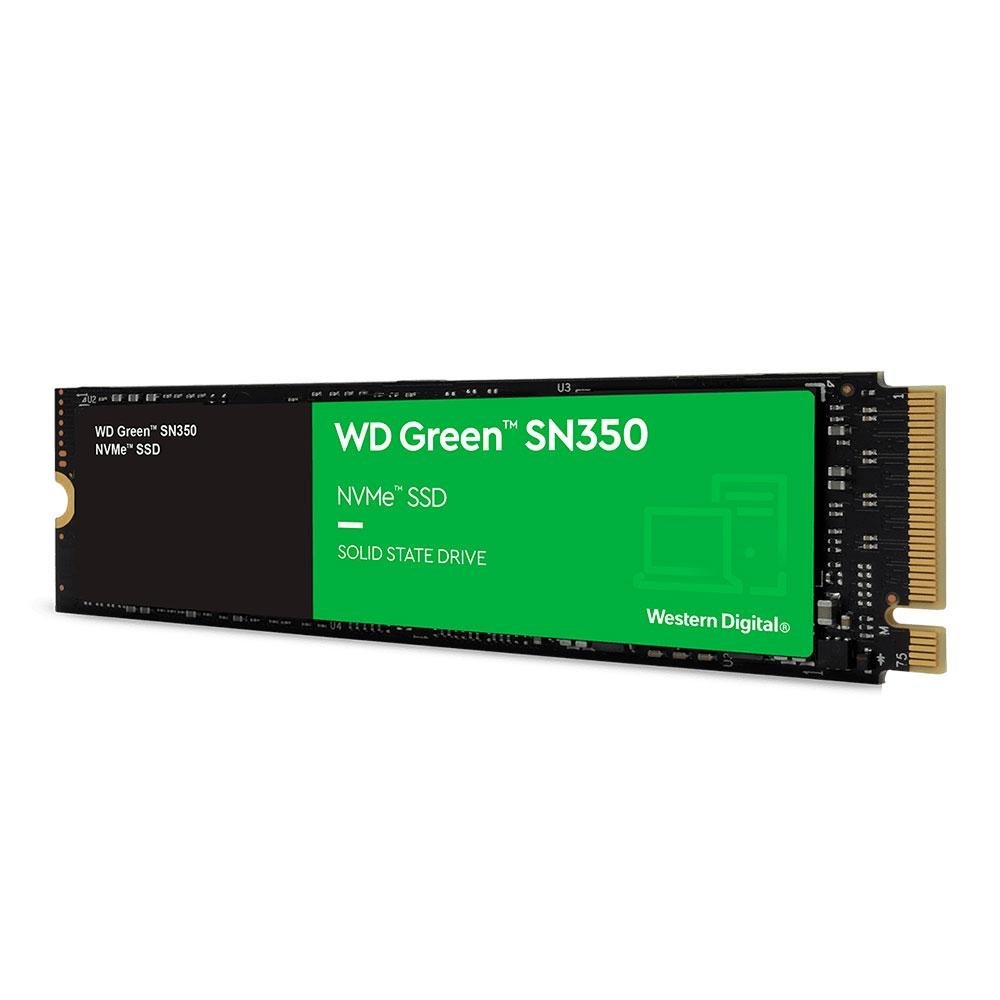 Imagem 2 de 2 do produto SSD WD Green PC SN350, 240GB, PCIe, NVMe, Leitura: 2400MB/s e Gravação: 900MB/s, Preto - WDS240G2G0C