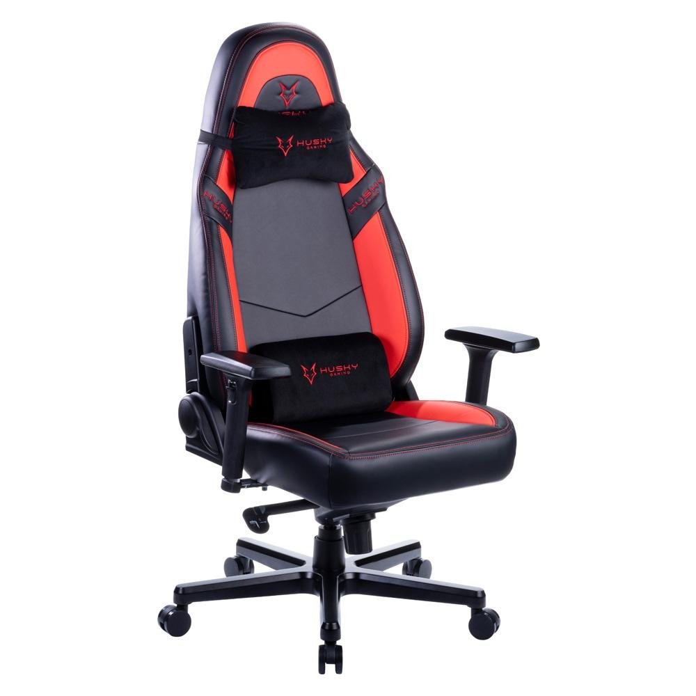 Cadeira Gamer Husky Gaming Avalanche 900, Preto e Vermelho, Com Almofadas, Reclinável com Sistema Frog, Descanso de Braço 3D - HGMA083 Cadeira Gamer Husky Gaming Avalanche 900, Preto e Vermelho, Com Almofadas, Reclinável com Sistema Frog, Descanso de Braço 3D - HGMA083