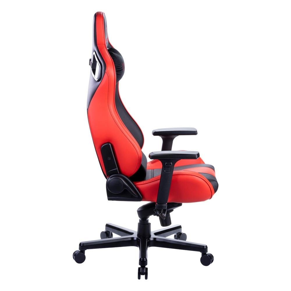 Cadeira Gamer Husky Gaming Hailstorm 900, Preto e Vermelho, Com Almofadas, Reclinável com Sistema Frog, Descanso de Braço 3D - HGMA085 Cadeira Gamer Husky Gaming Hailstorm 900, Preto e Vermelho, Com Almofadas, Reclinável com Sistema Frog, Descanso de Braço 3D - HGMA085
