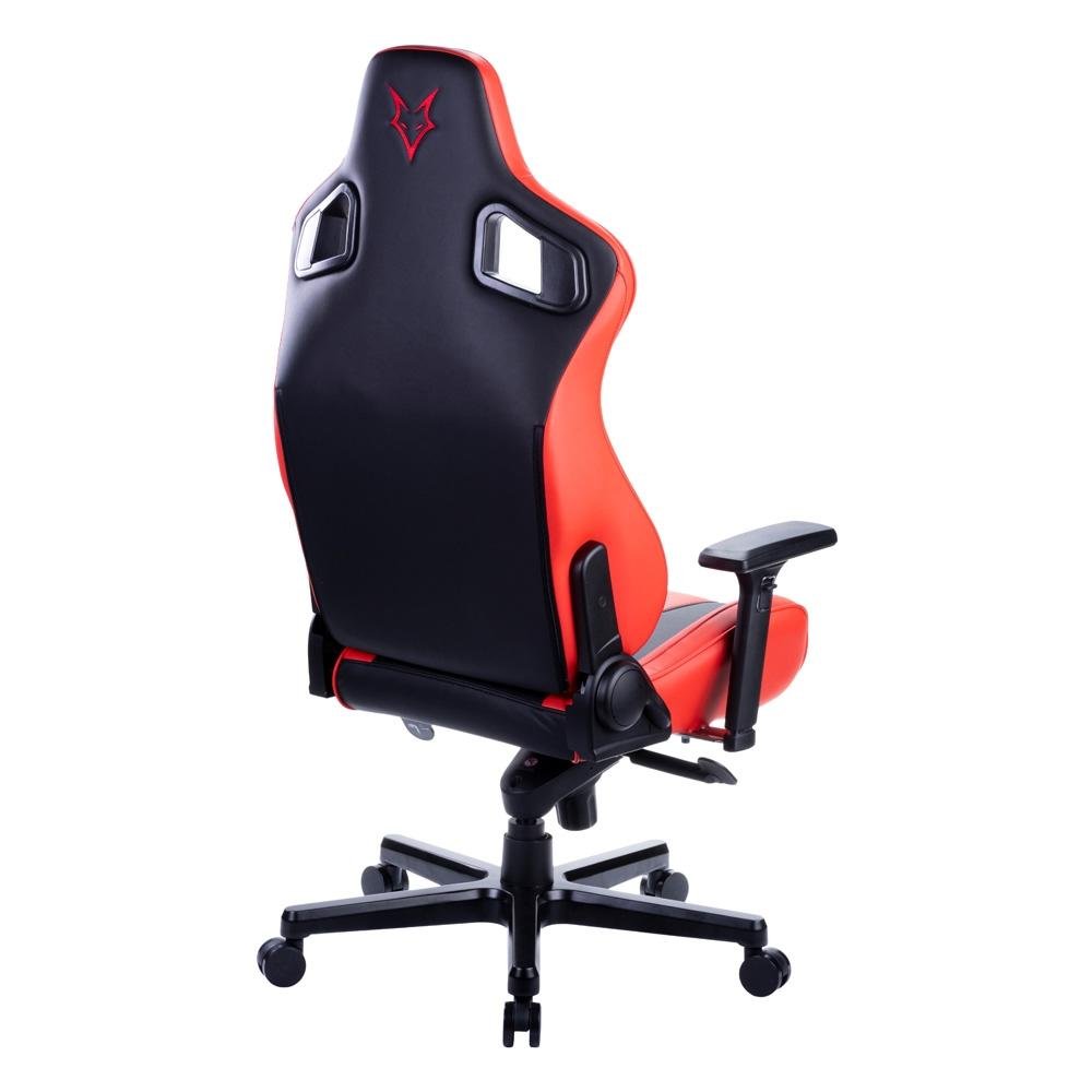 Cadeira Gamer Husky Gaming Hailstorm 900, Preto e Vermelho, Com Almofadas, Reclinável com Sistema Frog, Descanso de Braço 3D - HGMA085 Cadeira Gamer Husky Gaming Hailstorm 900, Preto e Vermelho, Com Almofadas, Reclinável com Sistema Frog, Descanso de Braço 3D - HGMA085
