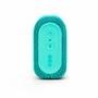 Caixa de Som JBL GO3, Bluetooth, 4,2W RMS, À Prova d'Agua e Poeira, TEAL - JBLGO3TEAL