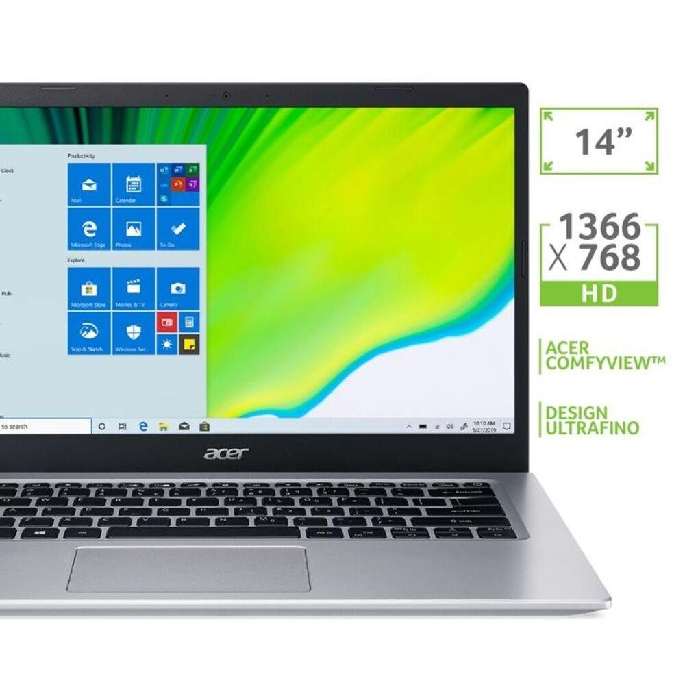 Imagem 3 de 4 do produto Notebook Acer Aspire 5, Intel Core i5 1035G1, NVIDIA GeForce MX350 2GB GDDR5, 8GB, SSD 512GB, Windows 10, 14´ HD - NX.A4MAL.002