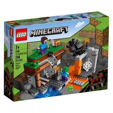 LEGO Minecraft The "Abandoned" Mine (21166) traz a ação clássica do Minecraft para a vida no mundo real, enquanto as crianças ajudam o personagem prin