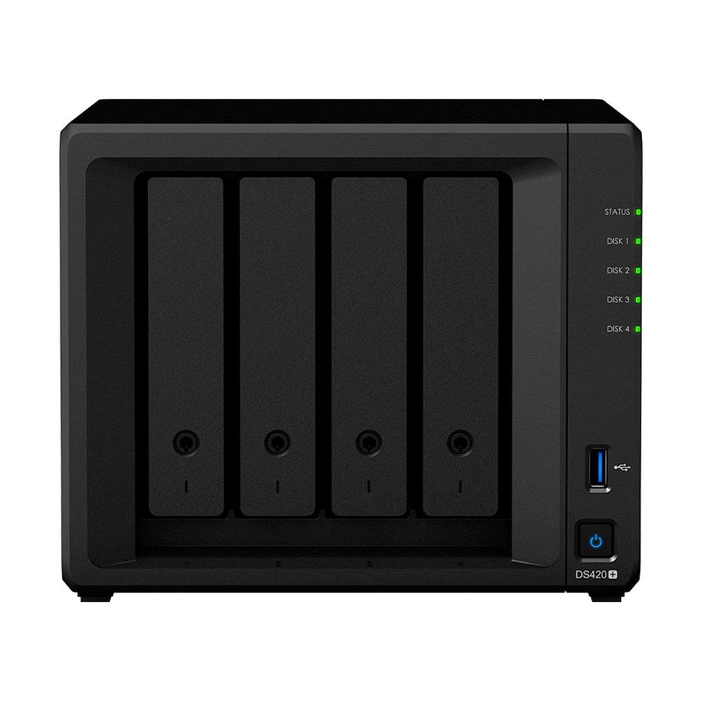 Synology DS420+【HAT3300-4Tほぼ未使用】×4,SSD×2 Storage Synology NAS 4 Baias | KaBuM!