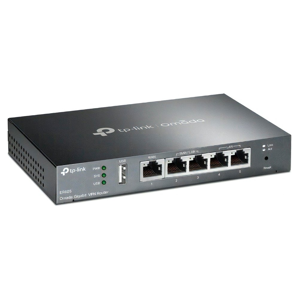 Roteador TP-Link VPN SafeStream Multi-Wan, 5x Portas Gigabit - ER605 - view 4
