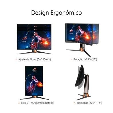 Monitor ASUS ROG com tecnologia NVIDIA G-Sync ULMB 2: QuadHD em 360Hz