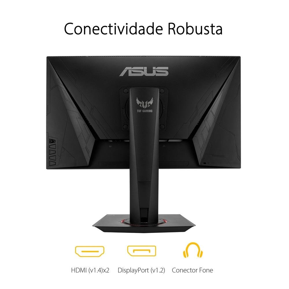 ASUS TUF Gaming 24.5型モニター 本体 Monitor Gamer Asus TUF 24.5' IPS, 165 Hz | KaBuM!