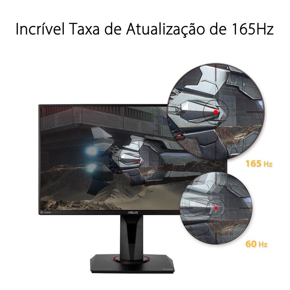 Monitor Gamer Asus TUF 24.5' IPS, 165 Hz | KaBuM!