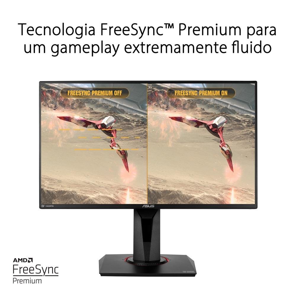 Monitor Gamer Asus TUF 24.5' IPS, 165 Hz | KaBuM!