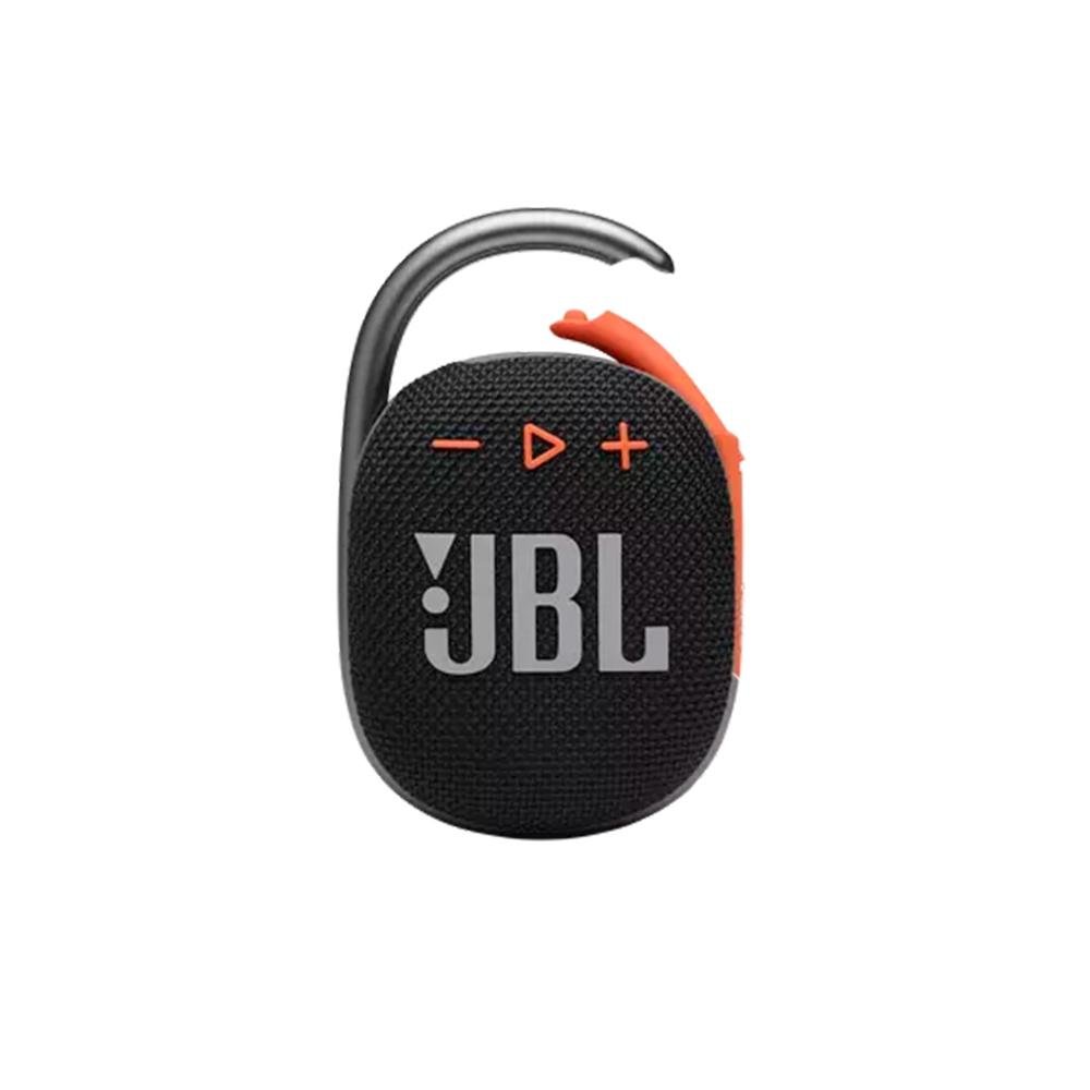 Imagem 3 de 6 do produto Caixa de Som Sem Fio JBL CLIP4 Black, Bluetooth, Preto e Laranja - JBLCLIP4BLKO