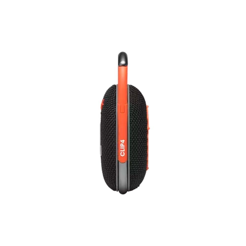 Imagem 5 de 6 do produto Caixa de Som Sem Fio JBL CLIP4 Black, Bluetooth, Preto e Laranja - JBLCLIP4BLKO