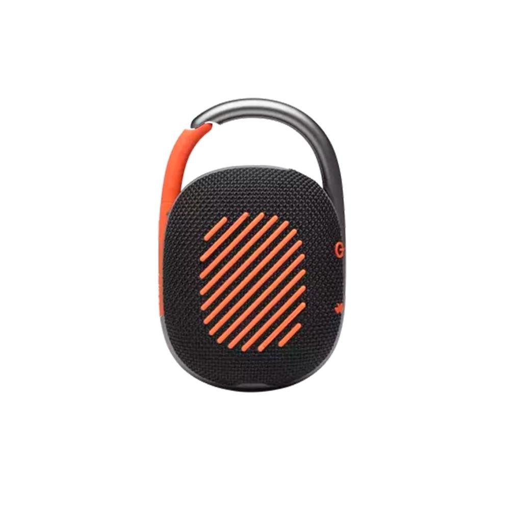 Imagem 4 de 6 do produto Caixa de Som Sem Fio JBL CLIP4 Black, Bluetooth, Preto e Laranja - JBLCLIP4BLKO