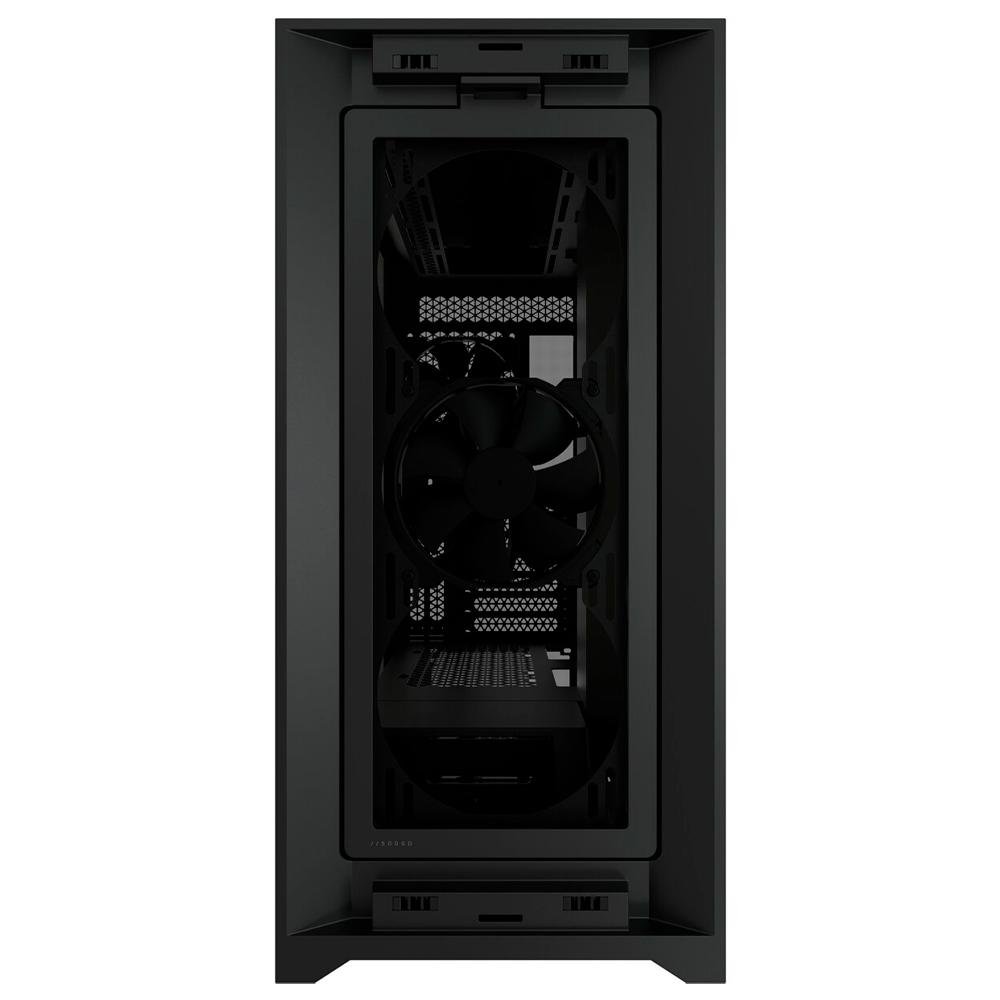 Imagem 10 de 11 do produto Gabinete Gamer Corsair 5000D Airflow, Mid Tower, ATX, Lateral em Vidro Temperado, 2x Cooler Fan, Preto - CC-9011210-WW