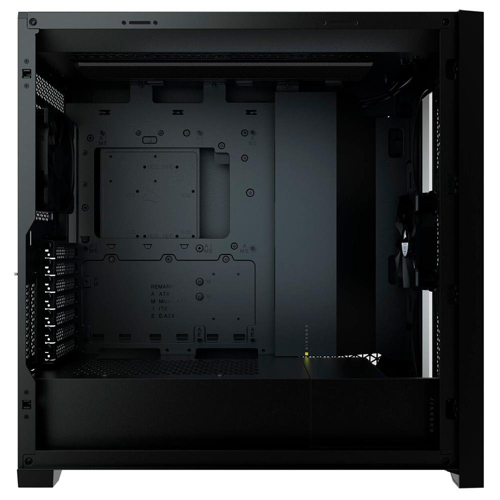 Imagem 9 de 11 do produto Gabinete Gamer Corsair 5000D Airflow, Mid Tower, ATX, Lateral em Vidro Temperado, 2x Cooler Fan, Preto - CC-9011210-WW