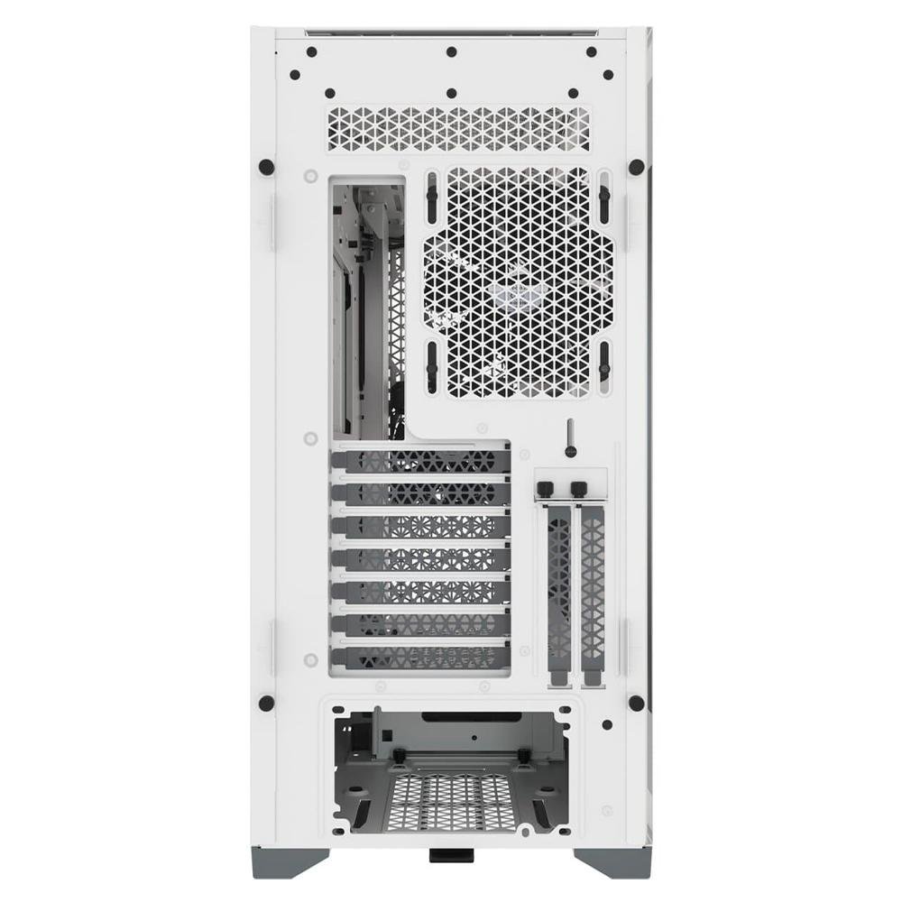 Gabinete Gamer Corsair 5000D Airflow, Mid-Tower, ATX, Lateral em Vidro Temperado, 2x FANs, Branco - CC-9011211-WW Gabinete Gamer Corsair 5000D Airflow, Mid-Tower, ATX, Lateral em Vidro Temperado, 2x FANs, Branco - CC-9011211-WW