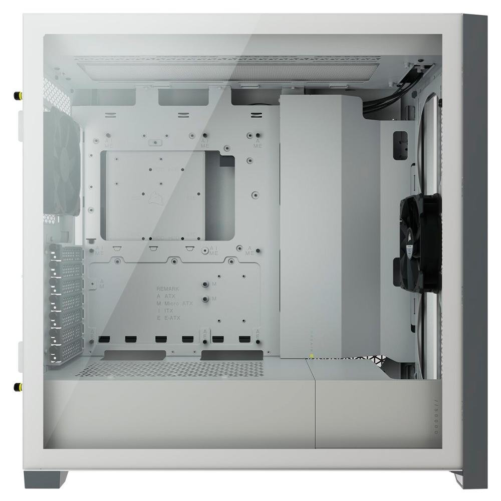 Gabinete Gamer Corsair 5000D Airflow, Mid-Tower, ATX, Lateral em Vidro Temperado, 2x FANs, Branco - CC-9011211-WW Gabinete Gamer Corsair 5000D Airflow, Mid-Tower, ATX, Lateral em Vidro Temperado, 2x FANs, Branco - CC-9011211-WW
