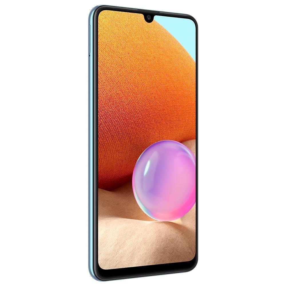 Samsung Galaxy A32, 128GB, Azul e 4GB RAM | KaBuM!