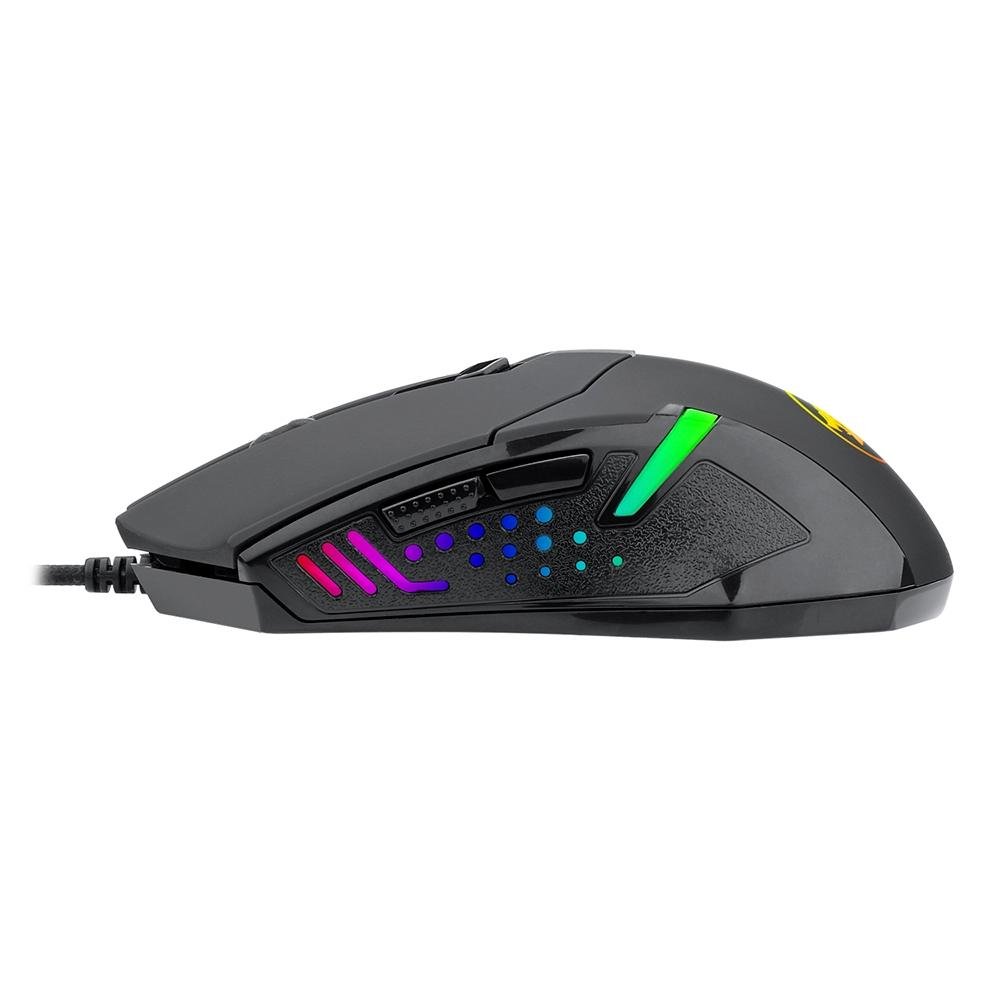 Mouse Gamer Redragon Centrophorus 2 RGB, 7200DPI, 6 Botões, Preto - M601-RGB - view 2