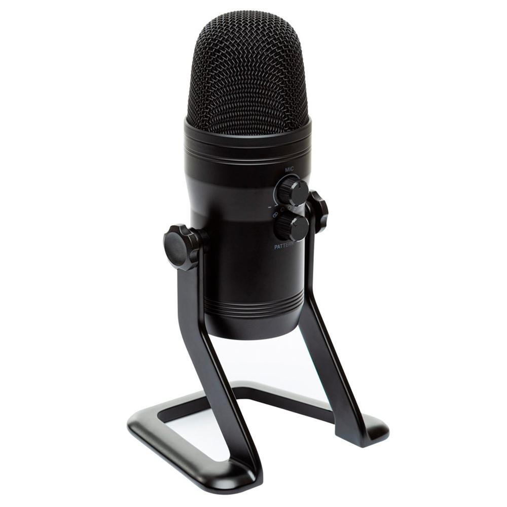 Imagem 7 de 10 do produto Microfone Condensador Husky Gaming Avalanche USB Black p/ Podcasts