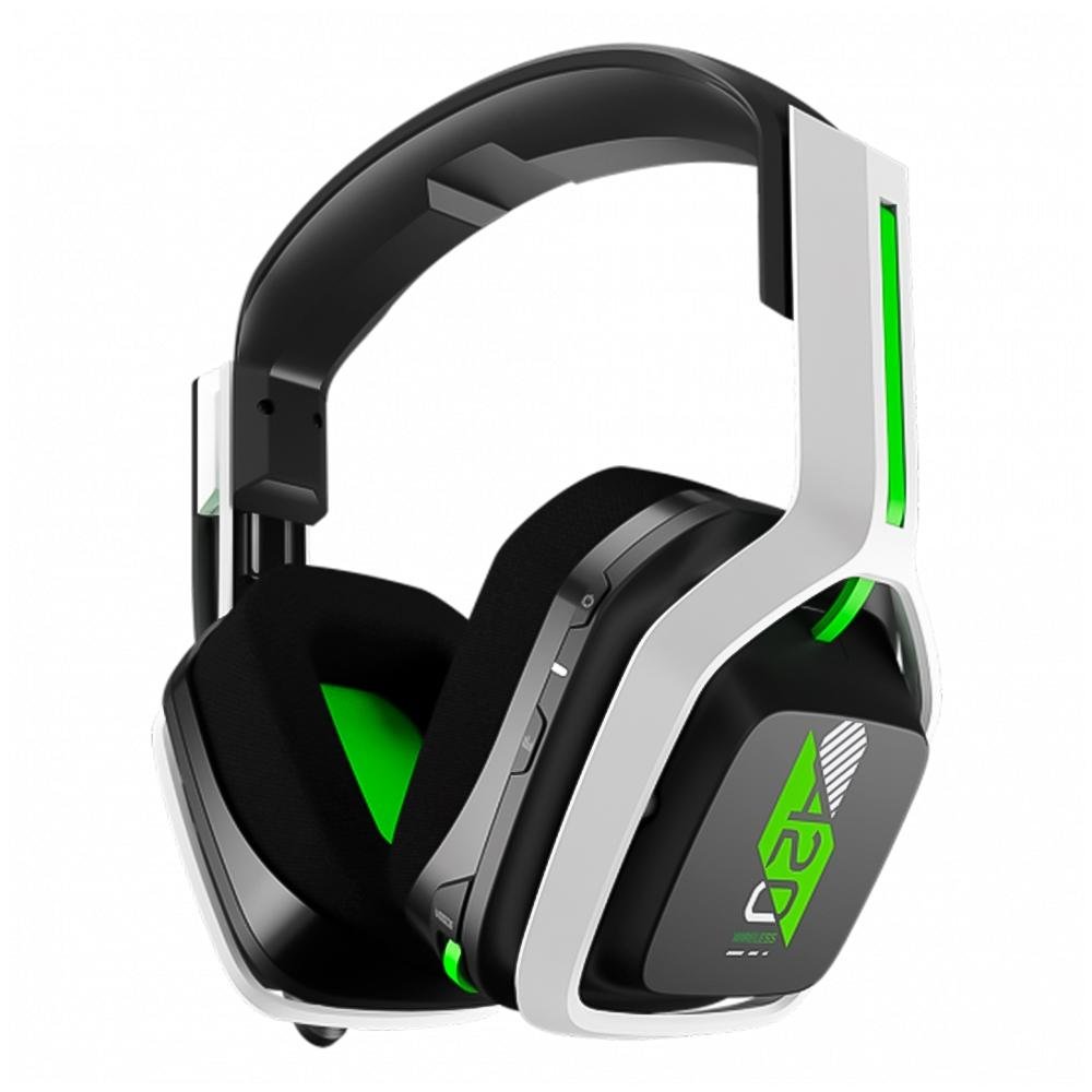 Headset Gamer Sem Fio Astro A20 Gen 2, USB, para Xbox Series X/S Xbox One PC Mac, Branco/Verde - 939-001883 Headset Gamer Sem Fio Astro A20 Gen 2, USB, para Xbox Series X/S Xbox One PC Mac, Branco/Verde - 939-001883