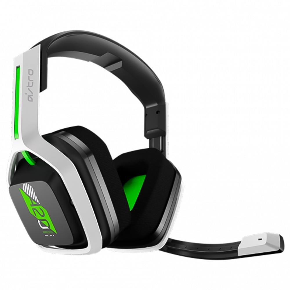 Headset Gamer Sem Fio Astro A20 Gen 2, USB, para Xbox Series X/S Xbox One PC Mac, Branco/Verde - 939-001883 Headset Gamer Sem Fio Astro A20 Gen 2, USB, para Xbox Series X/S Xbox One PC Mac, Branco/Verde - 939-001883