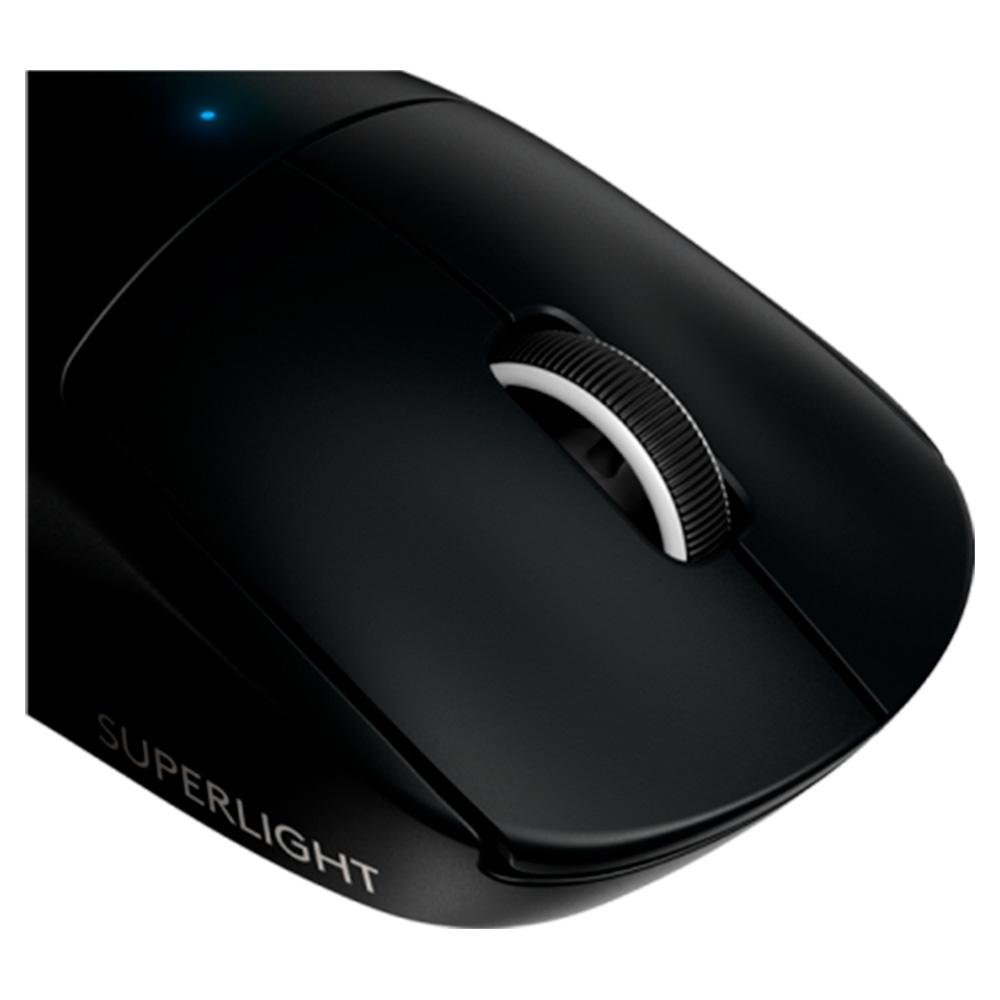 Mouse Sem Fio Gamer Logitech G PRO X Superlight, Lightspeed, 25000 DPI, 5  Botões, Preto - 910-005879