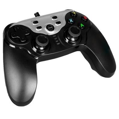 Controlador de jogos com fio, Joystick Gamepad com controle de jogo de PC  de vibração dupla compatível com PS3, Switch, Windows 10/8/7 PC, laptop, TV  Box, telefones celulares Android, cabo USB de