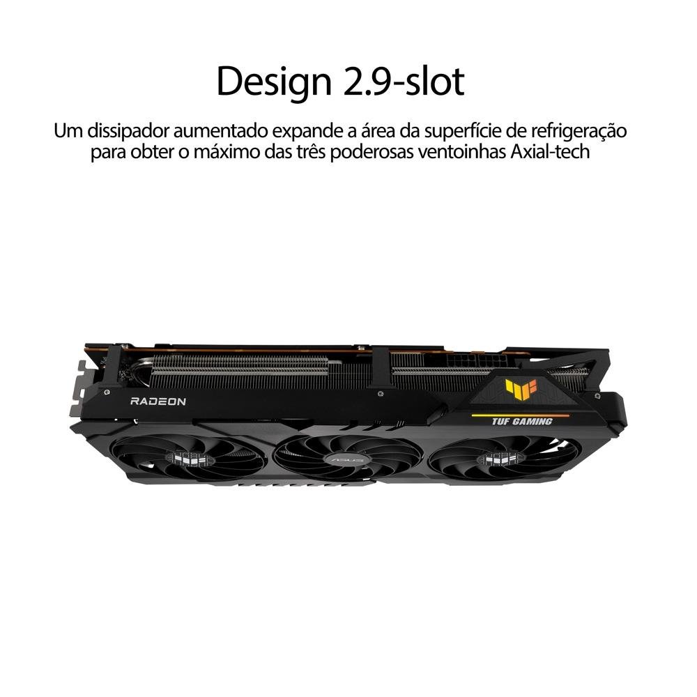 Imagem 8 de 12 do produto Placa de Vídeo RX 6700 XT Asus AMD Radeon, 12GB GDDR6, 16 Gbps - TUF-RX6700XT-O12G-GAMING