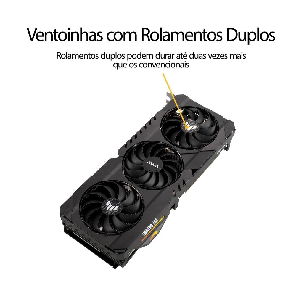 Imagem 9 de 12 do produto Placa de Vídeo RX 6700 XT Asus AMD Radeon, 12GB GDDR6, 16 Gbps - TUF-RX6700XT-O12G-GAMING