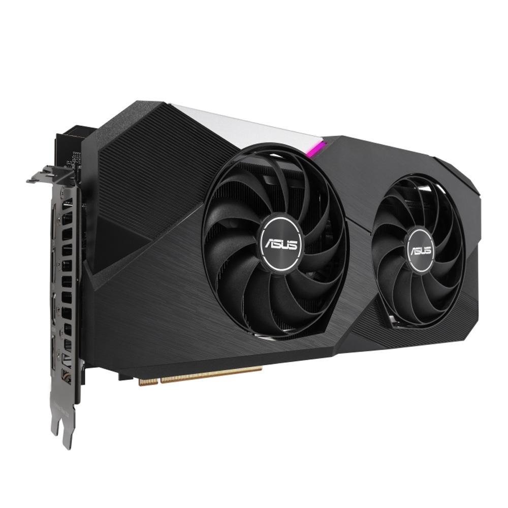 Placa de Vídeo RX 6700 XT Asus AMD Radeon, 12GB GDDR6, 16 Gbps - DUAL-RX6700XT-12G